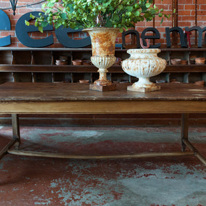 1930's French Pine Farmhouse Table