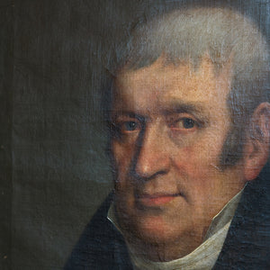 French Oil Portrait Canvas ~ Gilt Frame