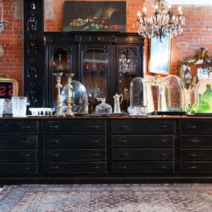 Fantastic XL French 1920's Haberdashery Shop Counter