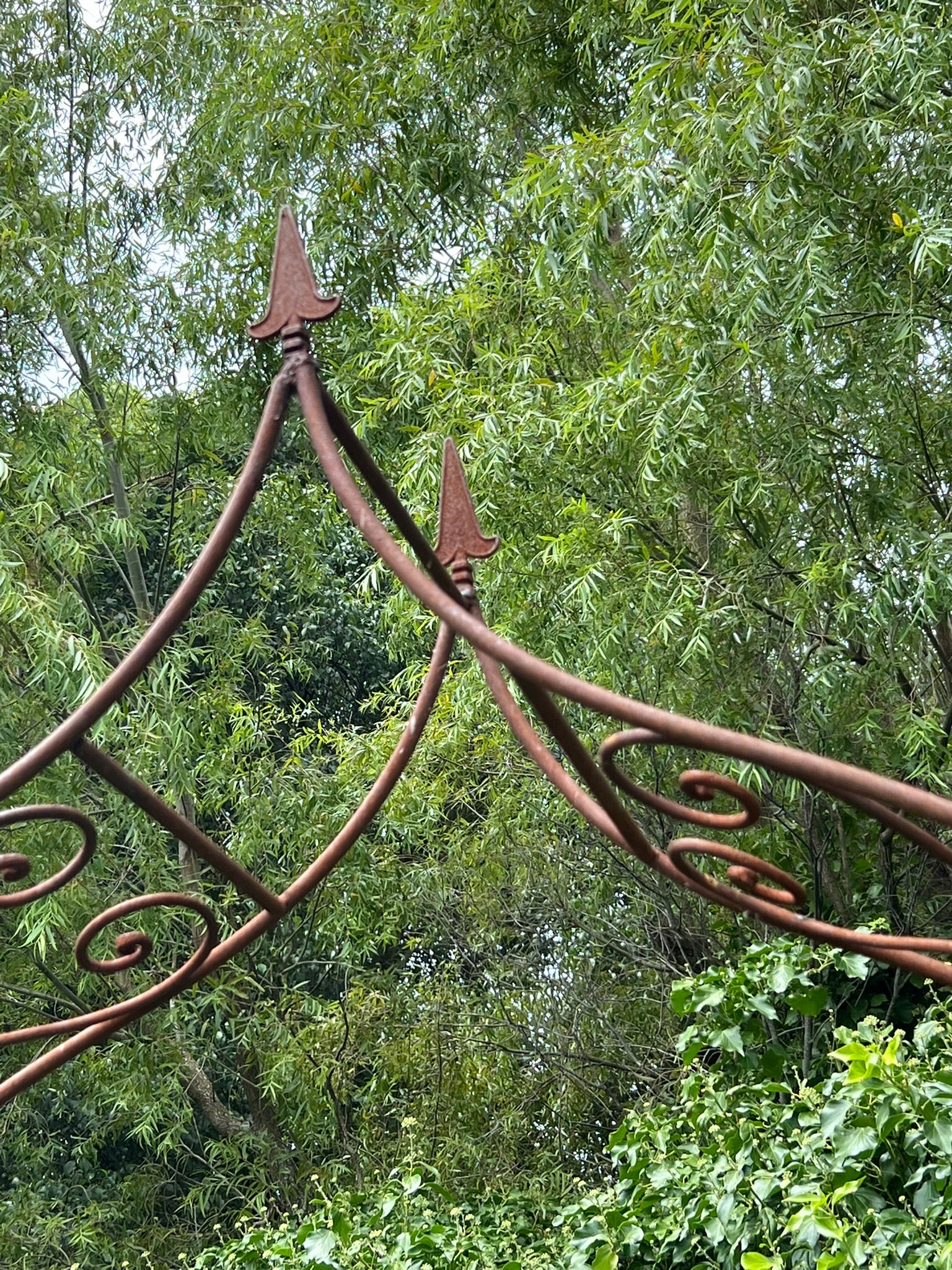 Vintage Garden Arch ~ Rust Patina