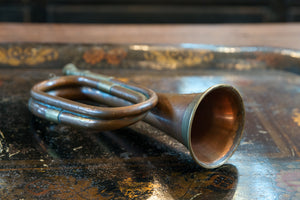 Original Antique French Military Bugle Horn