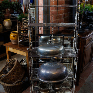 Gorgeous Antique French Iron Bakery Rack