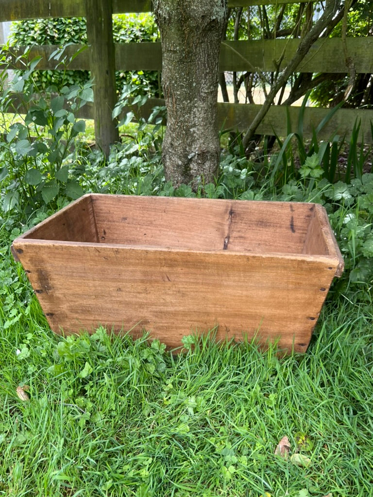 Vintage French Wooden Crate/Trug