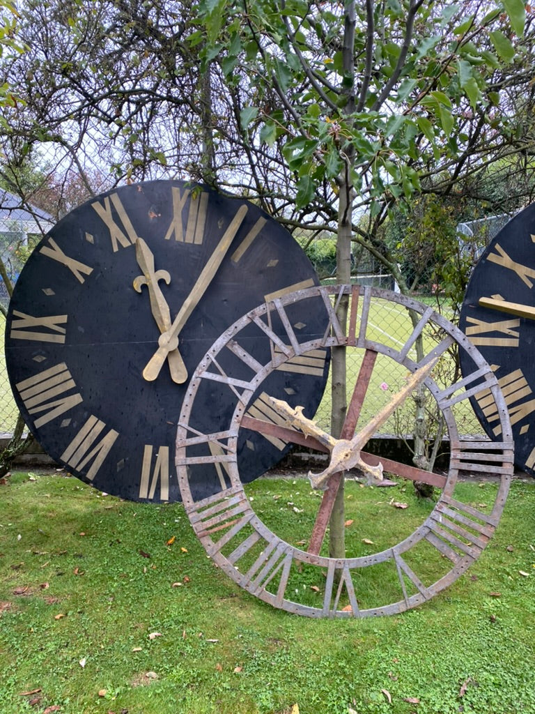 Fantastic 19th Century French Industrial Clock Tower Faces