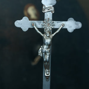 Vintage French Crucifix - Pewter