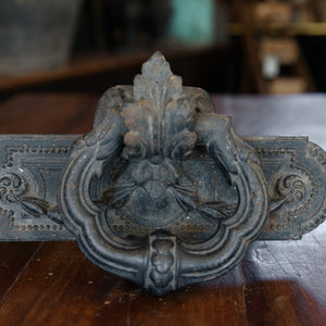 19th Century French Cast Iron Entrance Door Handle