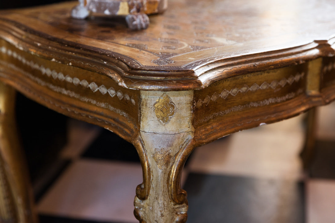 French Florentine Salon Table