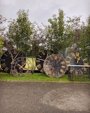 Fantastic 19th Century French Industrial Clock Tower Faces