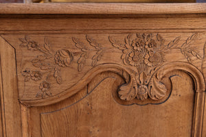 19th Century French Bleached Oak Dresser