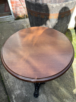 French Bistro Table ~ Wooden Top