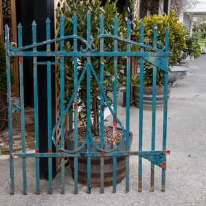 Vintage French Gate ~ Blue Patina