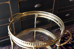 French Mid Century Round Trolley