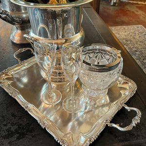 Vintage Belgian Wiskemann Silver Plated Tray