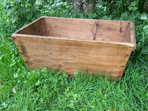 Vintage French Wooden Crate/Trug