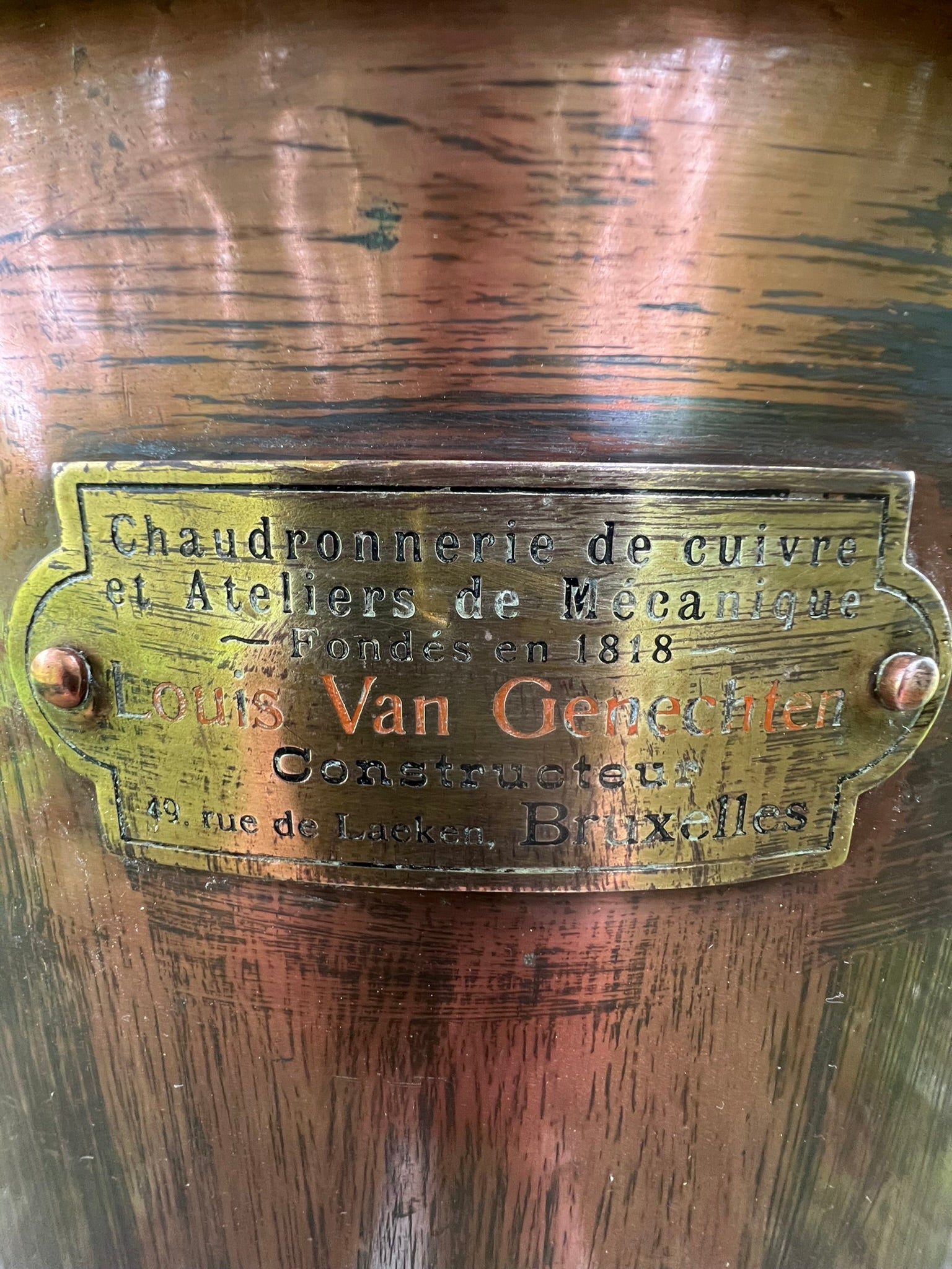 Antique Belgian Copper Boiler