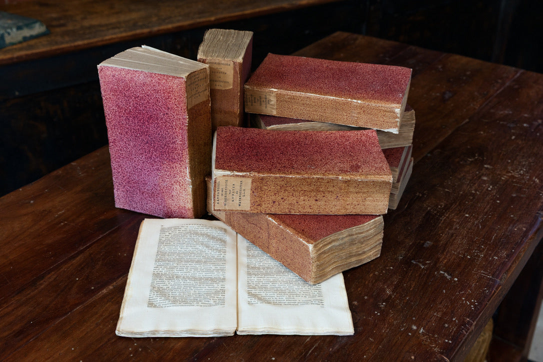 Antique Book Collection ~ Dictionary's of Arts & Sciences – French & Sons
