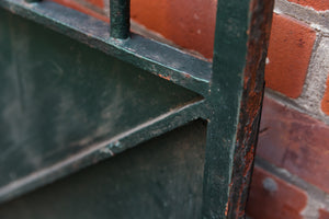 1930's French Iron Gate ~ Green Patina