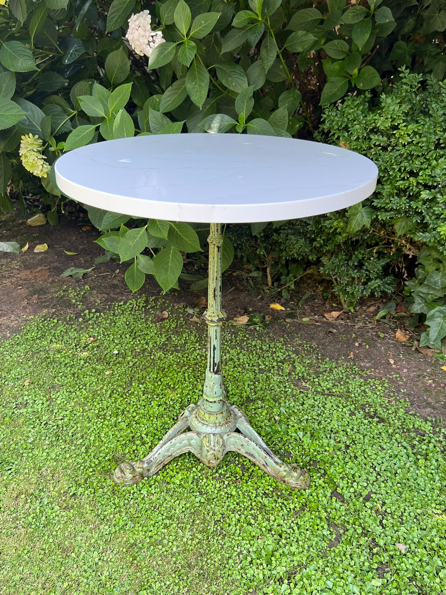 French Bistro Table ~ French Green Base