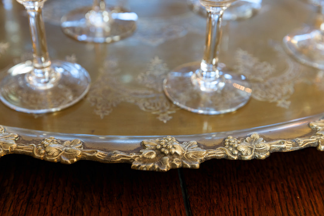 Beautiful Original French Napoleon III Tray ~ Bronze
