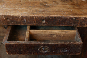 1930's French Workbench/Console ~ Natural