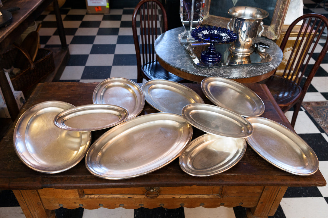 19th Century French Hotel Platters
