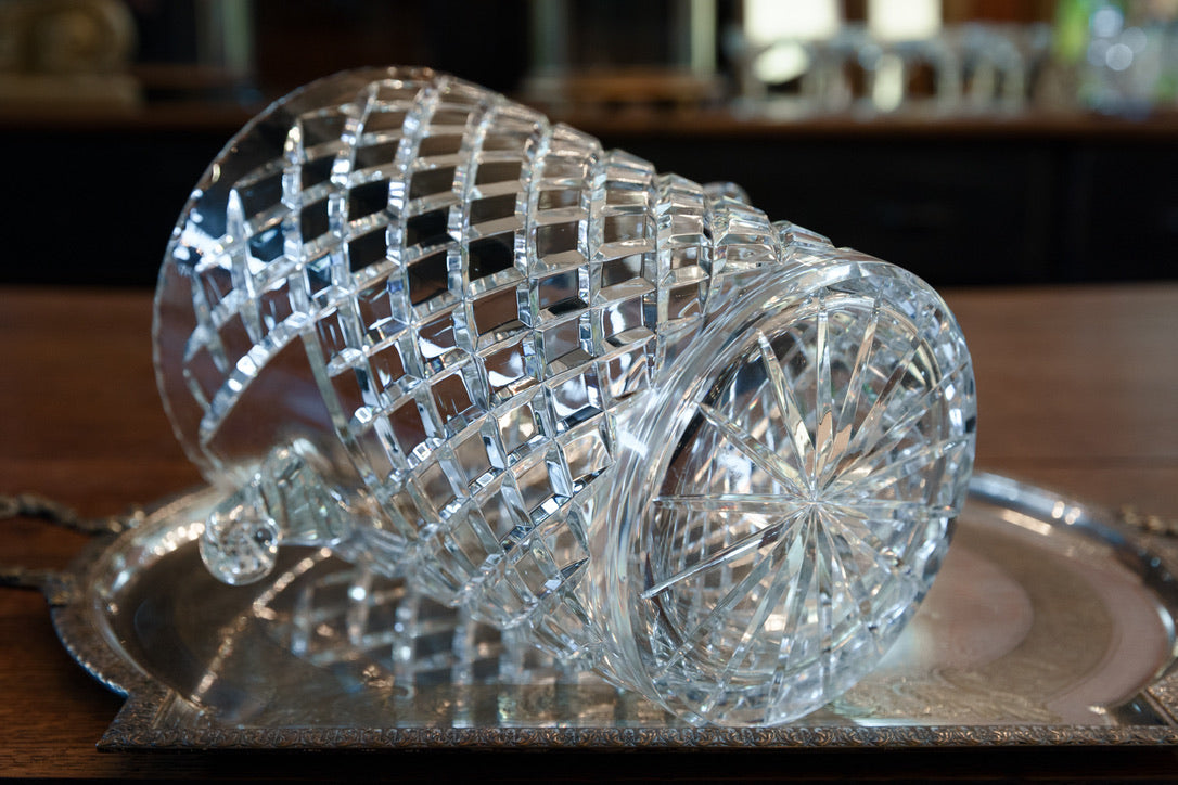 French Crystal Champagne Bucket ~ Large