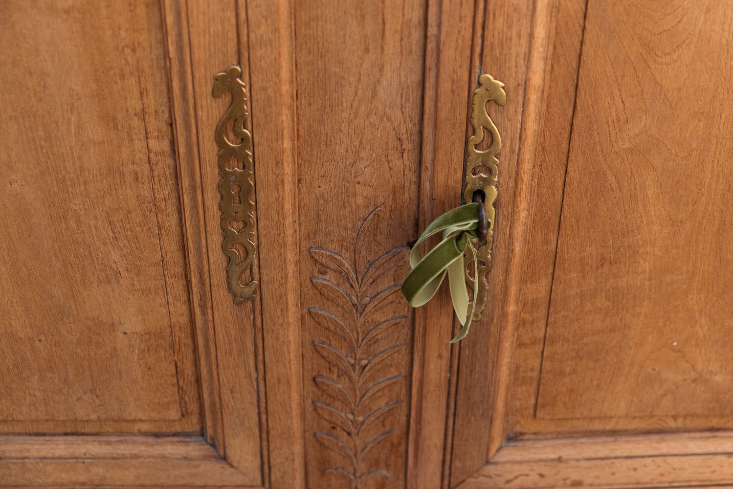 19th Century French Bleached Oak Dresser