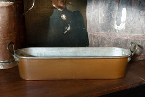 Heavy Large Vintage French Copper Poacher