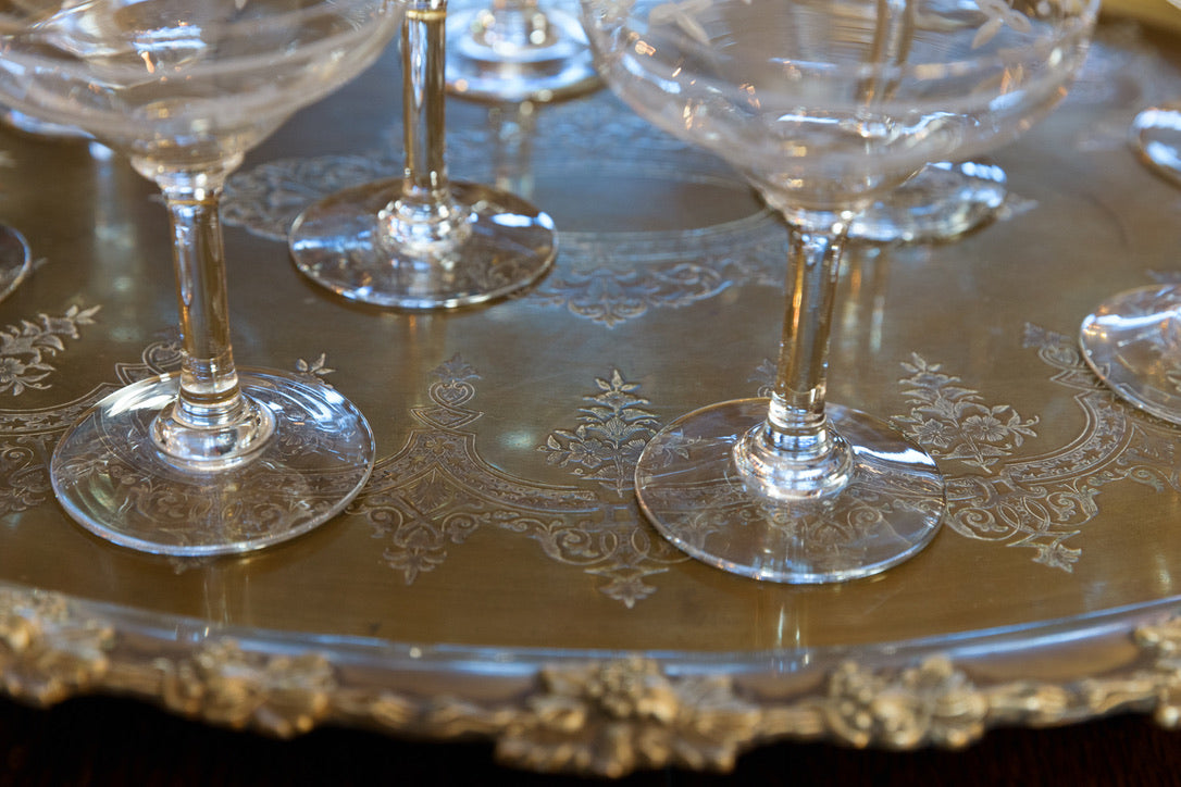 Beautiful Original French Napoleon III Tray ~ Bronze