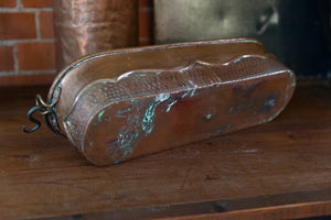 Vintage French Copper Poacher ~ Wave