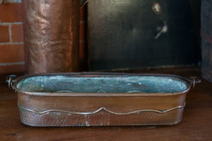 Vintage French Copper Poacher ~ Wave