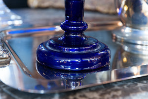 Cobalt Blue Belgian Bon Bon Plate