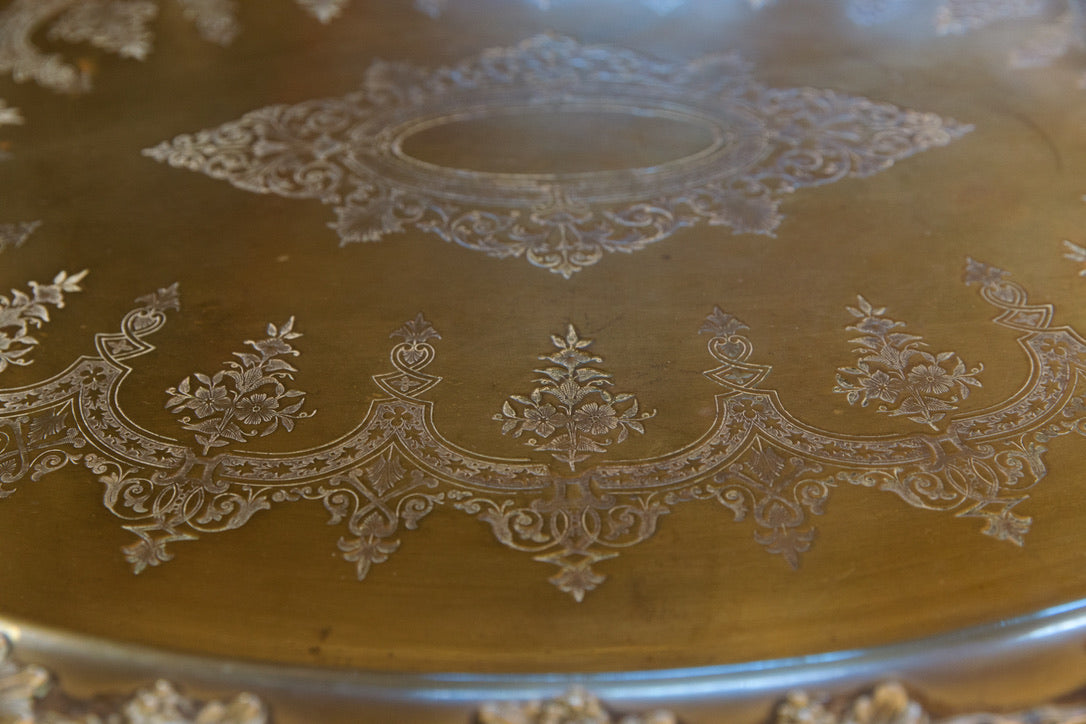 Beautiful Original French Napoleon III Tray ~ Bronze