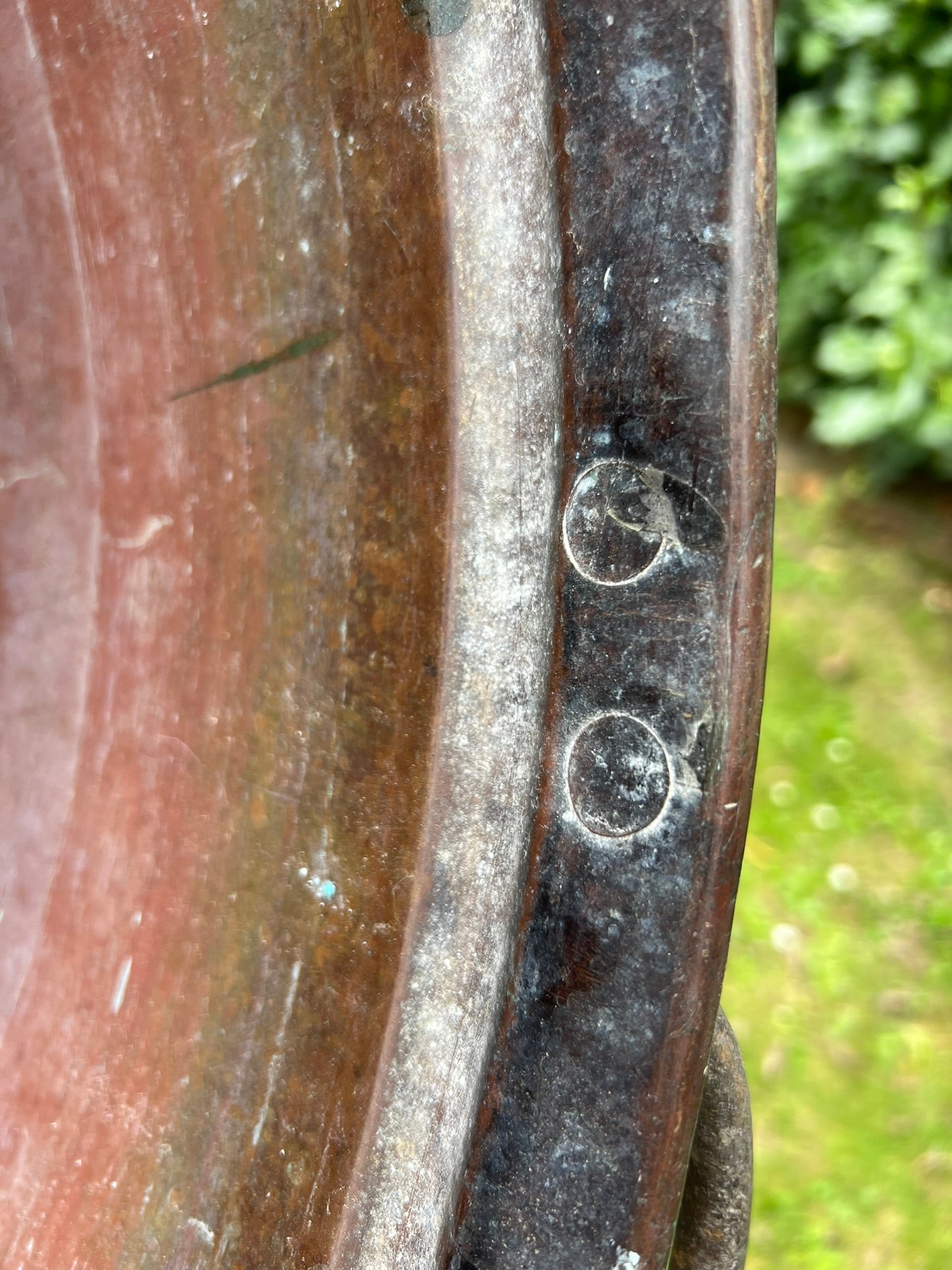 Vintage XL French Copper Cauldron