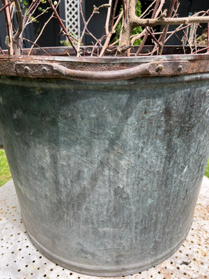 Vintage XL French Copper Cauldron