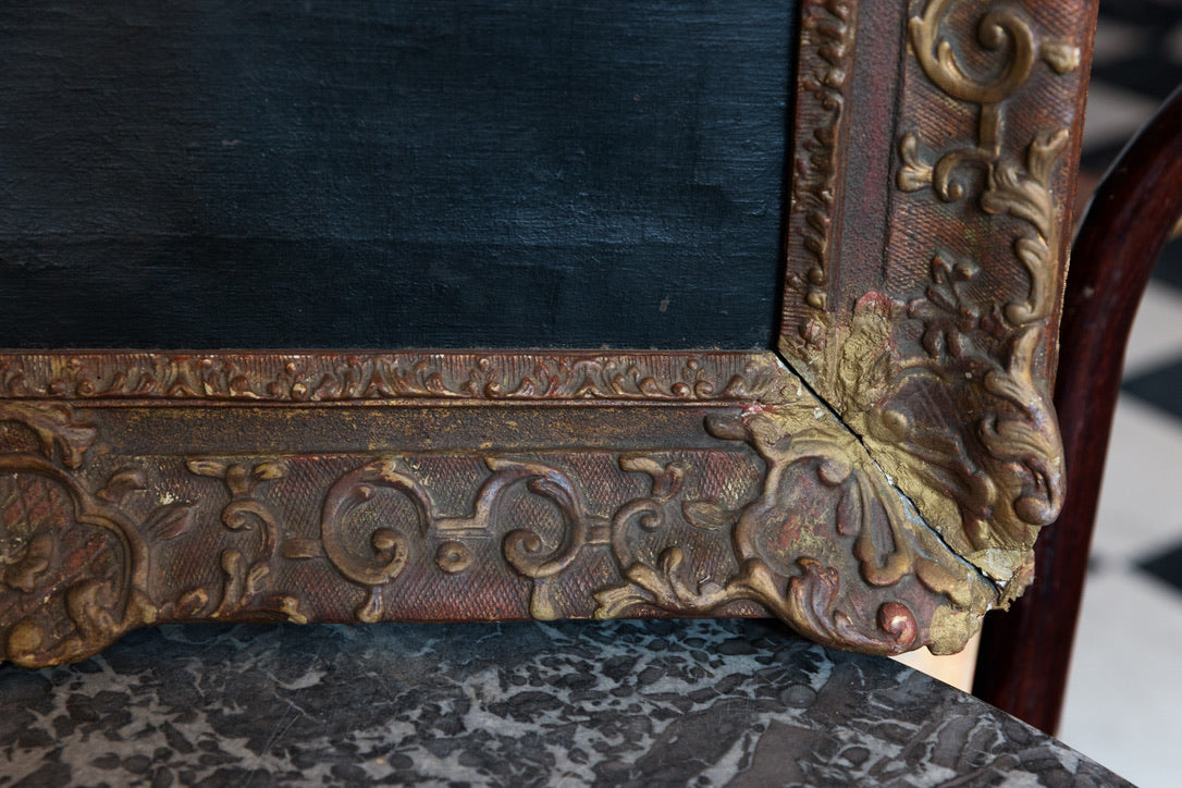 French Oil Portrait Canvas ~ Gilt Frame