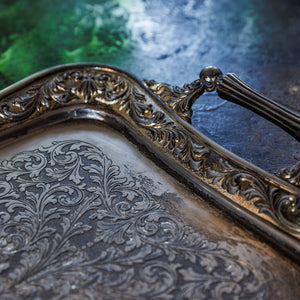 Vintage Italian Silver Plated Tray