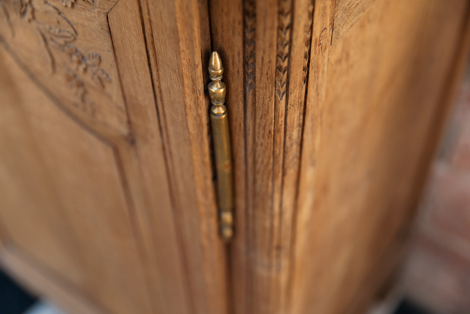 19th Century French Bleached Oak Dresser