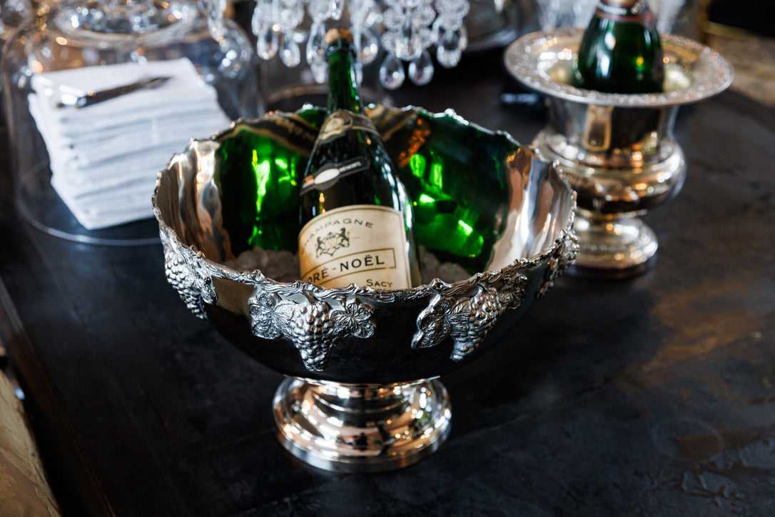 Large English Silver Plated Champagne Bowl