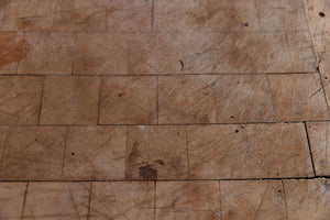 Vintage French Industrial Butchers Block