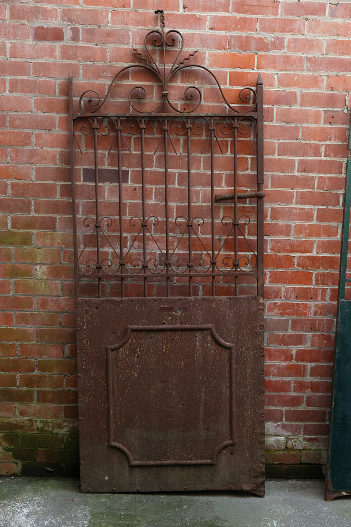 Beautiful French 19th Century Cast Iron Gate