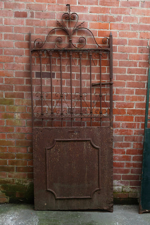Beautiful French 19th Century Cast Iron Gate