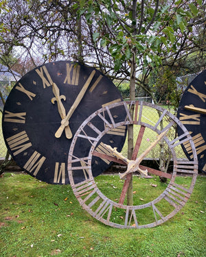 Fantastic 19th Century French Industrial Clock Tower Faces