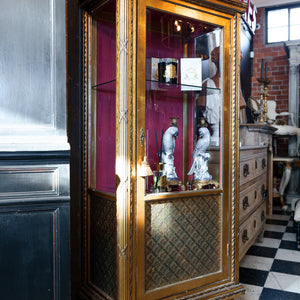 Napoleon III French Gilded Parlour Cabinet