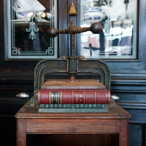 Fantastic Original French Industrial 1930's Book Press