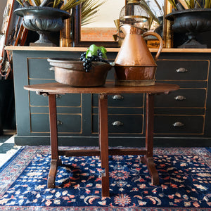 19th Century French Oak Wine Gate Leg Table
