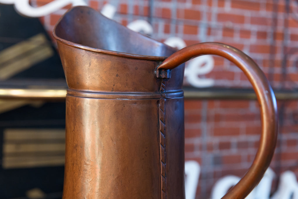 Vintage French Copper Jug ~ Belly