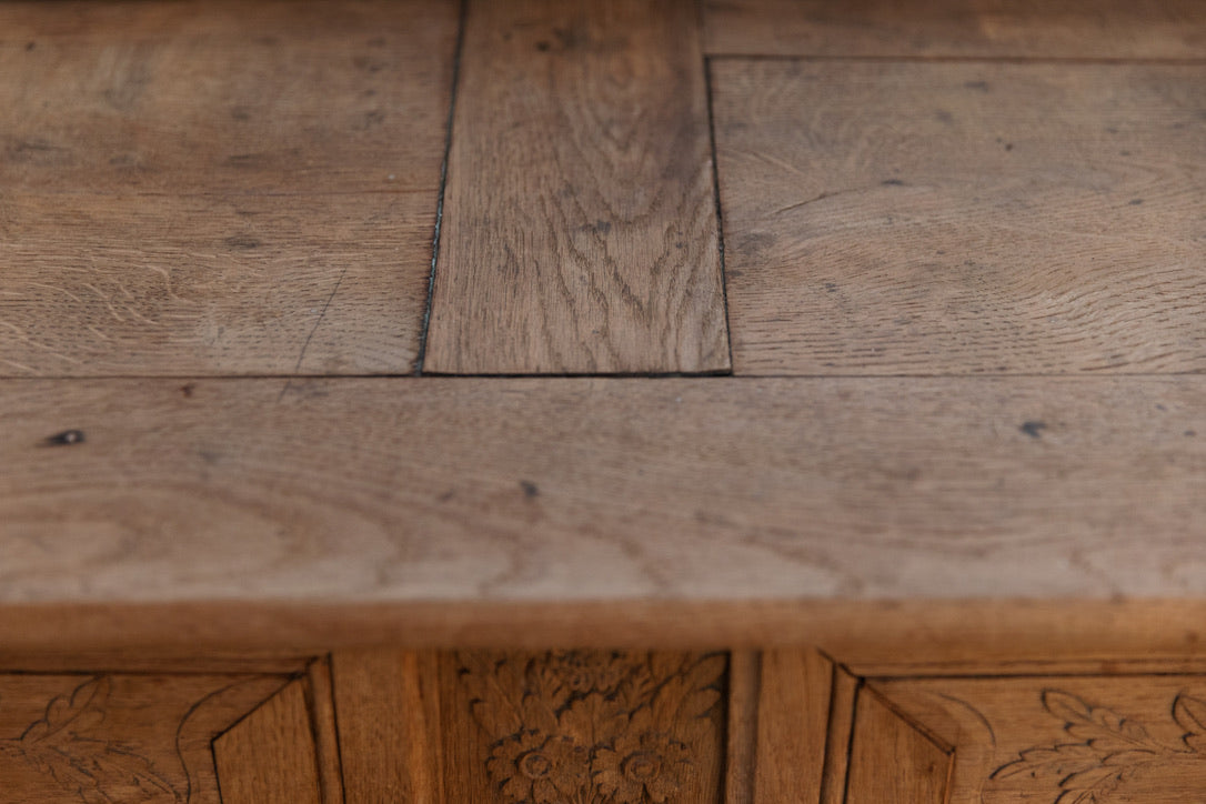 19th Century French Bleached Oak Dresser