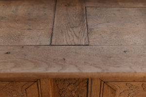 19th Century French Bleached Oak Dresser