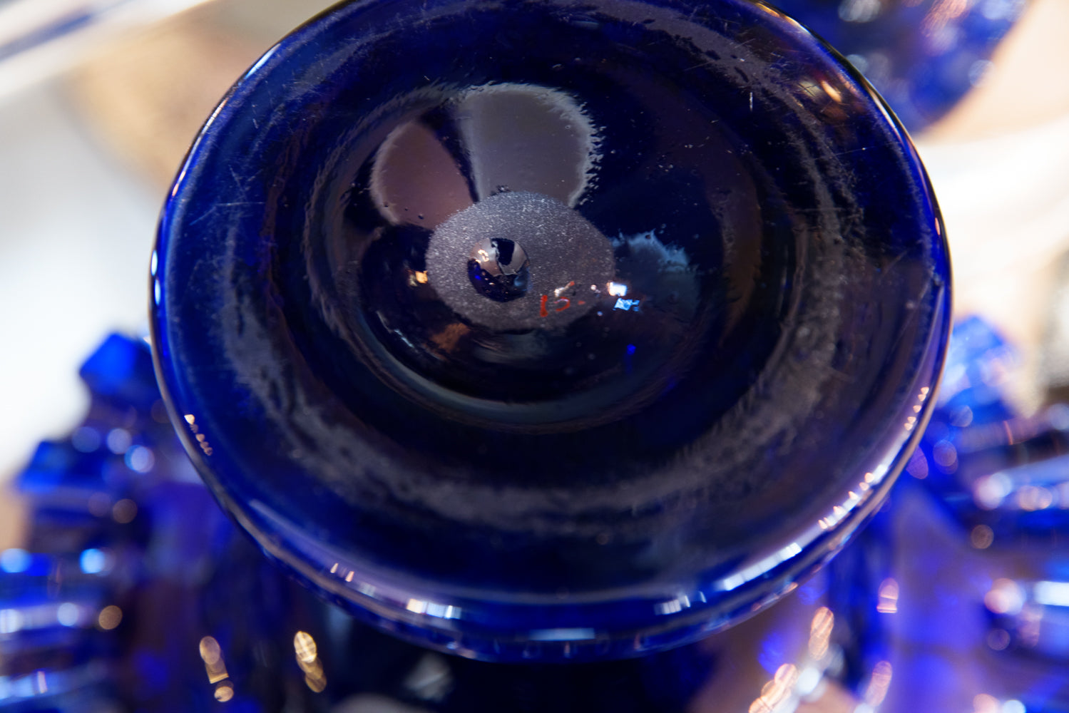 Cobalt Blue Belgian Bon Bon Plate